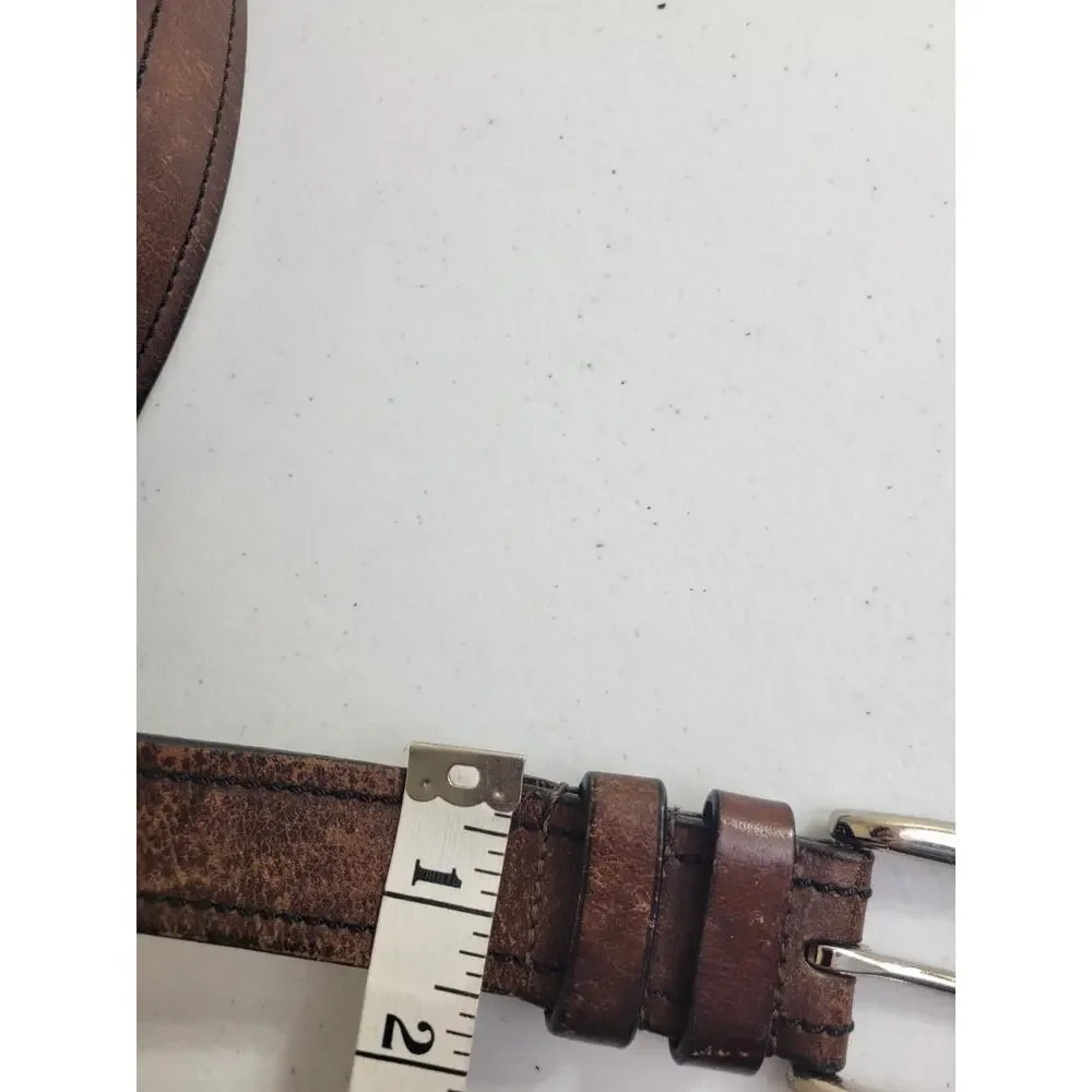 Dockers Brown Leather Classic Everyday Casual Work Dress Belt‎ Men's Size 42